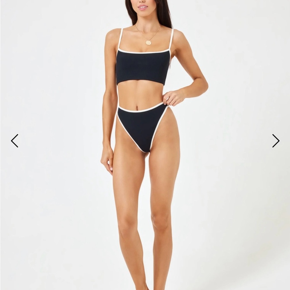 L*SPACE | Ribbed Adalyn Bikini Top - Picture 6 of 7